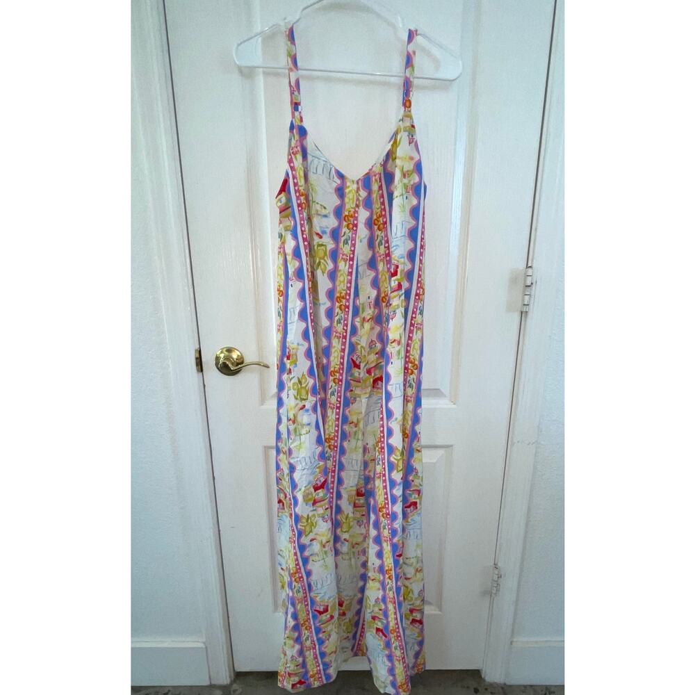 Label of Love Australia Printed Rayon Maxi Dress Womens XL - Picture 3 of 7